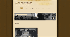 Desktop Screenshot of darkartsmedia.com