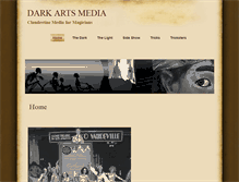 Tablet Screenshot of darkartsmedia.com